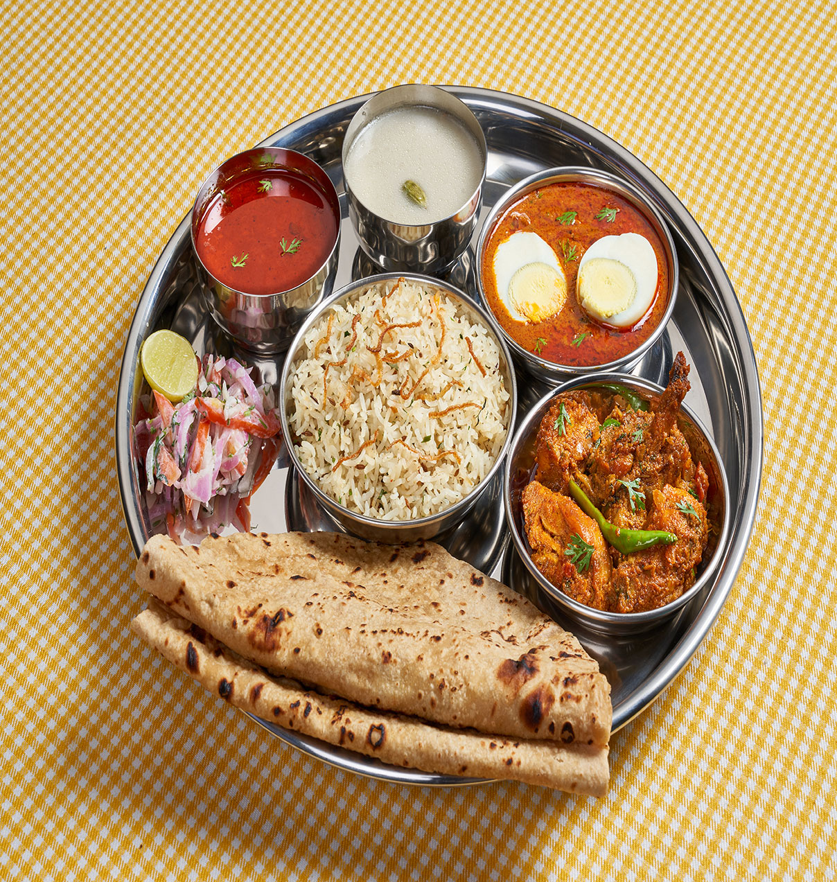 Chicken Masala Thali